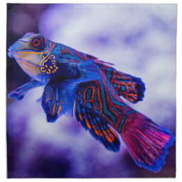 Mandarin Goby Fiskduk Tygservett