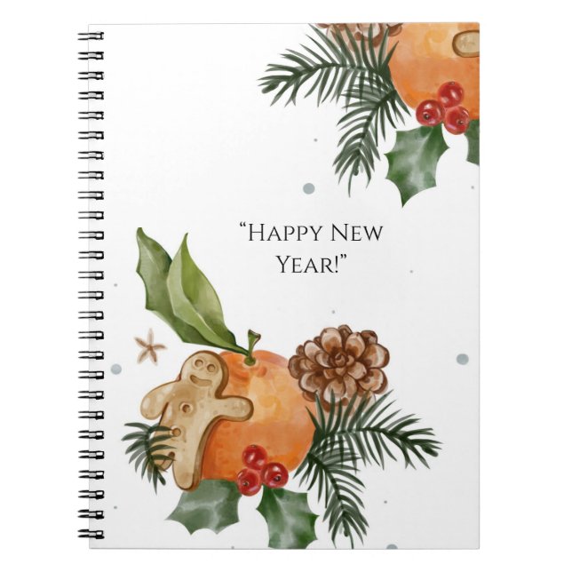 Mandarin och jul - hemmakokies anteckningsbok (Framsidan)