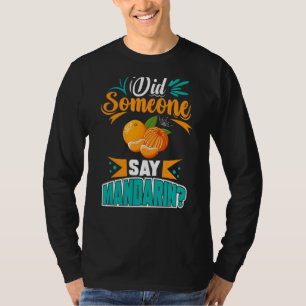 Mandarin Orange Träd Fruit Plant Juice Fresh Canne T Shirt