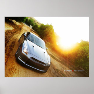 "Mandarin" Poster Skriv ut Nissan GT-R i Grove