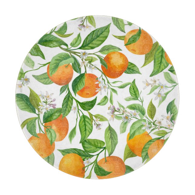 Mandarin: Tropiskt färgat Mönster (Framsidan)