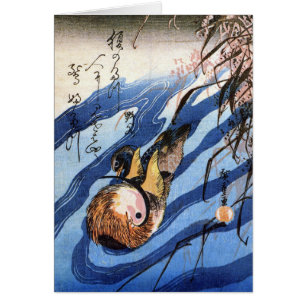 Mandarinanka, Hiroshige Hälsningskort