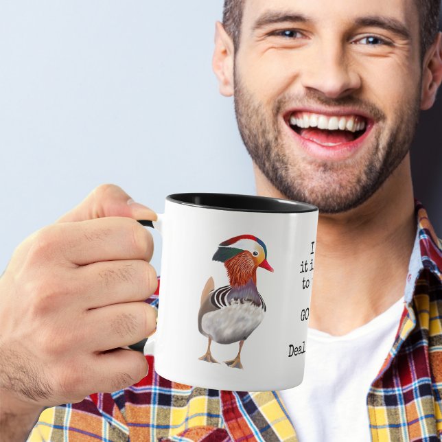 Mandarinankan fågelälskare mugg (Skapare uppladdad)