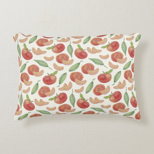 mandarinas prydnadskudde (Framsidan)