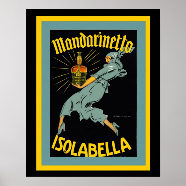 Mandarinetto Isolabella Vintage annons Poster (Framsidan)
