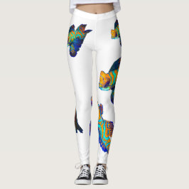 Mandarinfiskar leggings
