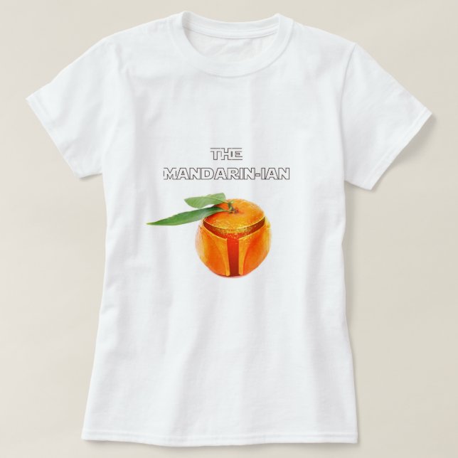 Mandarinfruktcitrus T Shirt (Design framsida)