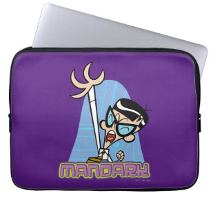 Mandark Character Namn Graphic Laptop Fodral