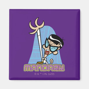 Mandark Character Namn Graphic Magnet