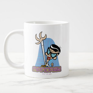 Mandark Karaktärsnamn Grafik Jumbo Mugg
