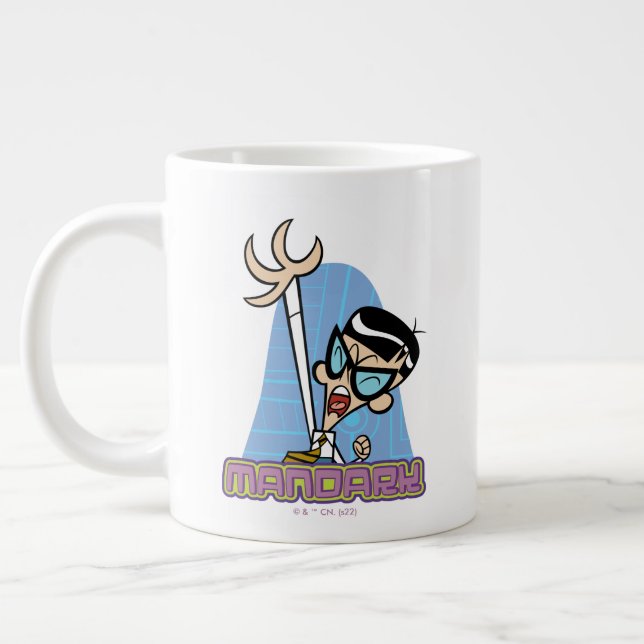Mandark Karaktärsnamn Grafik Jumbo Mugg (Vänster)