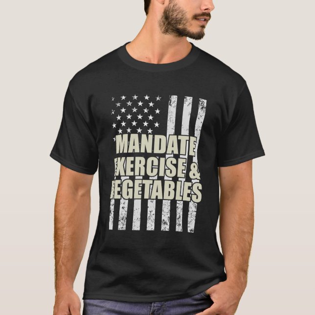 Mandatutövande och köksväxter t shirt (Framsida)