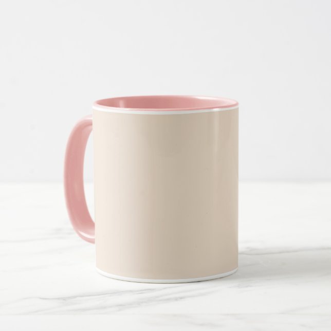 mandel (fast färg) mugg (Framsida vänster)