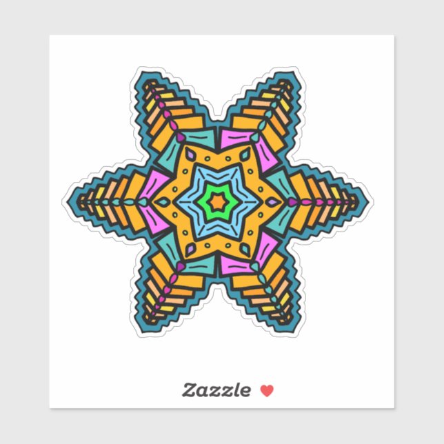 Mandela-design Klistermärken (Ark)
