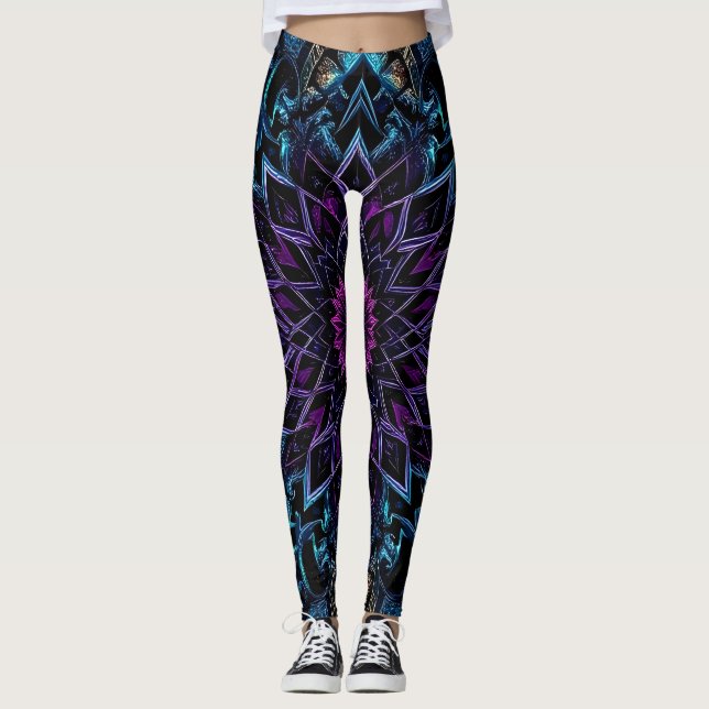 Mandela Star Leggings (Framsida)