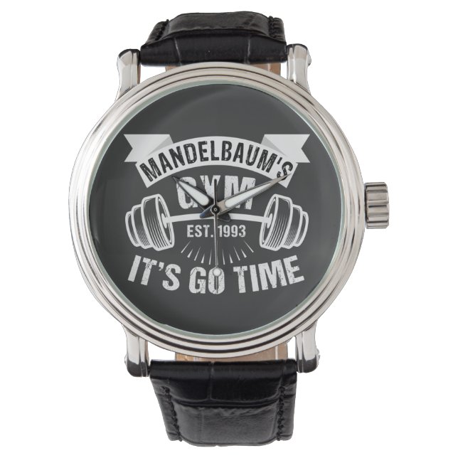 Mandelbaums Gym Det Är Dags Armbandsur (Framsida)