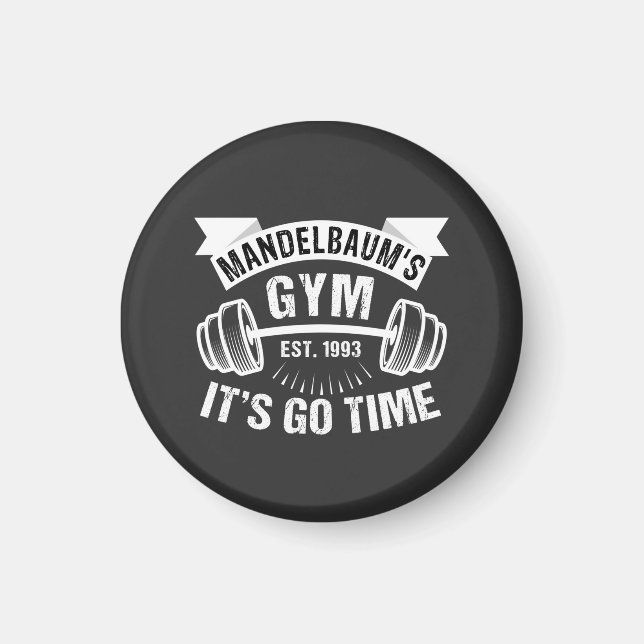 Mandelbaums Gym Det Är Dags Magnet (Framsidan)