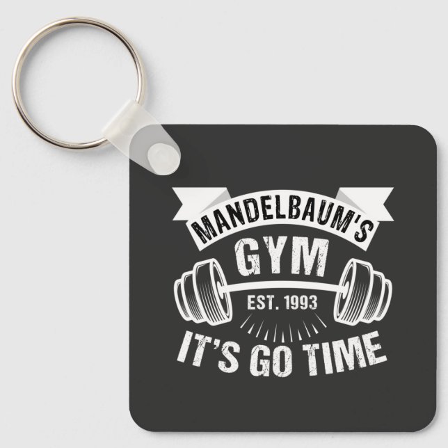 Mandelbaums Gym Det Är Dags Nyckelring (Framsida)