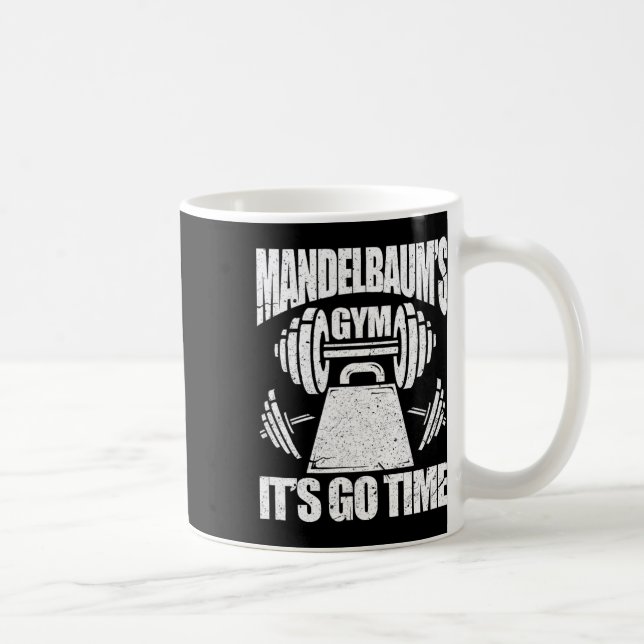 Mandelbaums Gym Funny Bodybuilding Gym Workout Gi Kaffemugg (Höger)