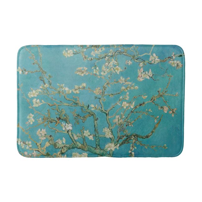 Mandelblom, Oljemålning, Vincent Van Gogh Badrumsmatta (Framsidan)