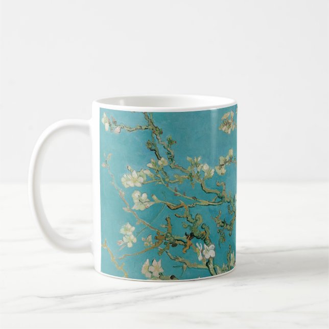 Mandelblom, Oljemålning, Vincent Van Gogh Kaffemugg (Vänster)