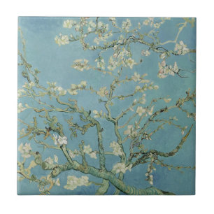 Mandelblomning av Vincent Van Gogh Keramisk Kakel
