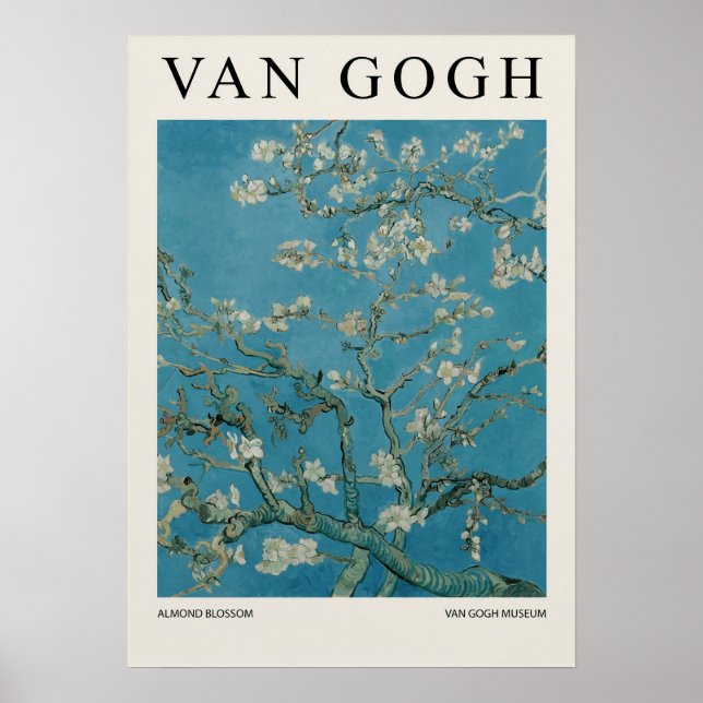 Mandelblomning Poster (Framsidan)