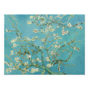 Mandelblomningar av Vincent Van Gogh Finkonst Fototryck