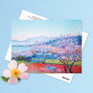 Mandelblomster Trädgård Théo van Rysselberghe Vykort