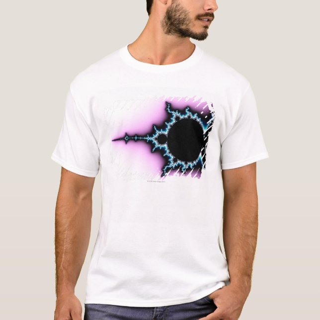 Mandelbrot 5 tee shirt (Framsida)