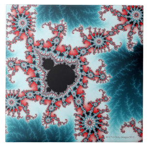 Mandelbrot 7 kakelplatta