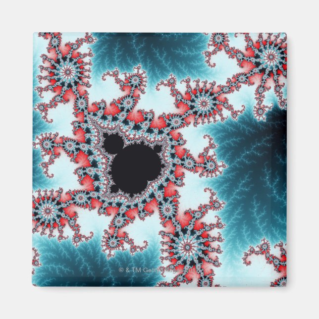 Mandelbrot 7 magnet (Framsidan)