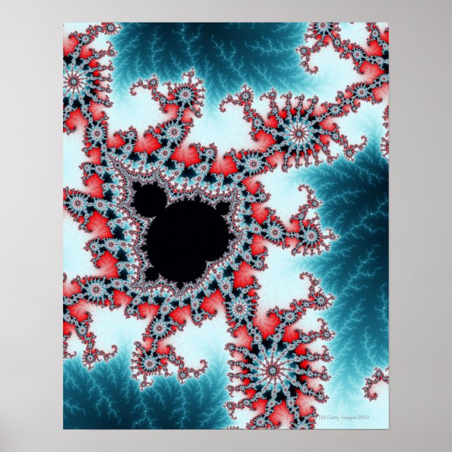 Mandelbrot 7 poster (Framsidan)