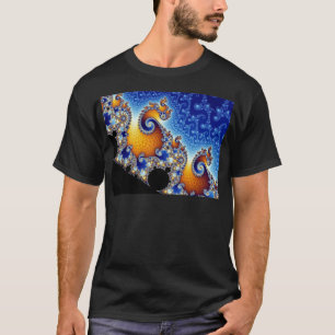 Mandelbrot blått dubblerar spiral Fractal Tröja