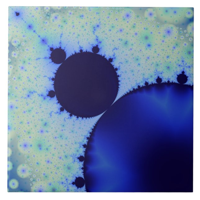 Mandelbrot Ceramic Tile Kakelplatta (Framsidan)