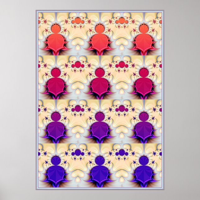 Mandelbrot Chakra Poster (Framsidan)