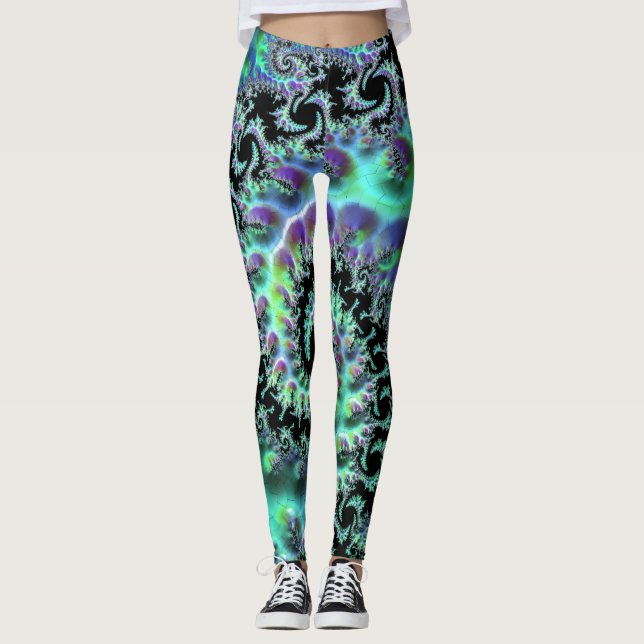 Mandelbrot Discovery Leggings (Framsida)