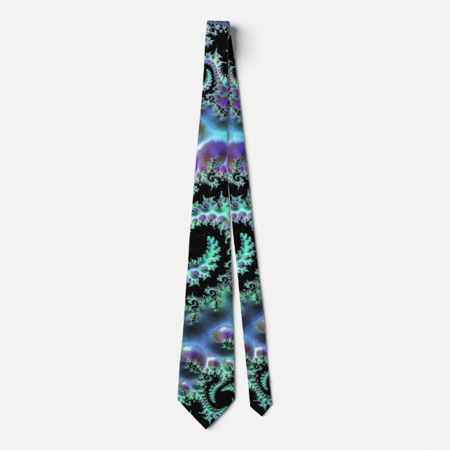 Mandelbrot Discovery Neck Tie Slips (Framsida)