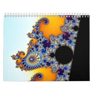 Mandelbrot fastställd FractalSeahorse Kalender