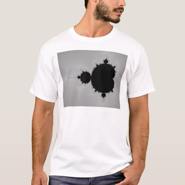 Mandelbrot fastställd FractalShape T-shirt (Framsida)