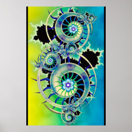 Mandelbrot Fractal Art Poster
