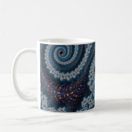 Mandelbrot fractal kaffe mugg