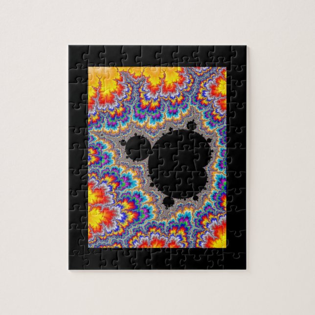Mandelbrot Fractal Puzzel Pussel (Vertikal)