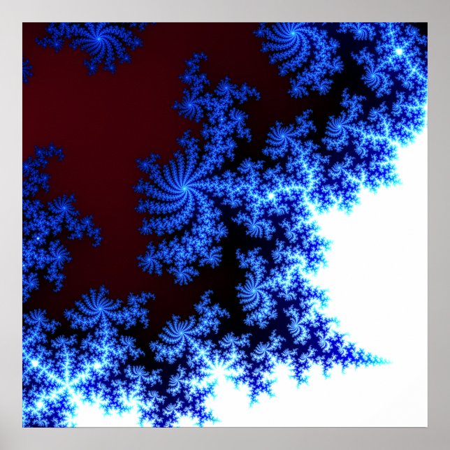 Mandelbrot Fractal Zoom 2 Poster (Framsidan)