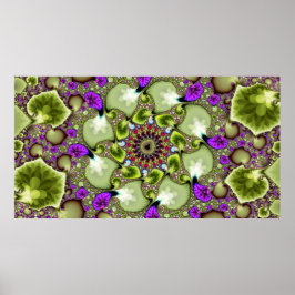 Mandelbrot Fractal Zoom Poster