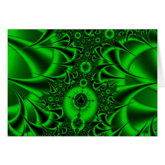 mandelbrot: främmande kvalster hälsningskort