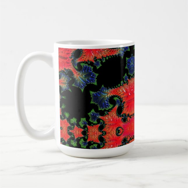 Mandelbrot Garden Mugg (Vänster)