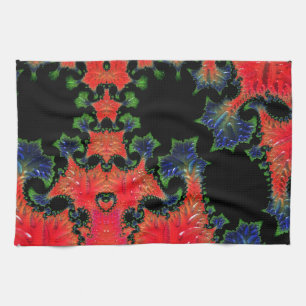 Mandelbrot Garden Tea Towel Kökshandduk