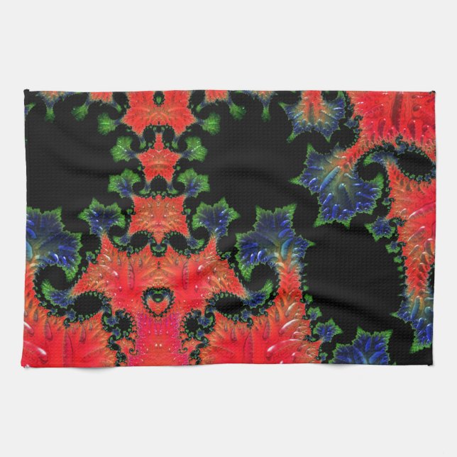 Mandelbrot Garden Tea Towel Kökshandduk (Horisontell)