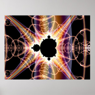 Mandelbrot : Genomskinlig Poster